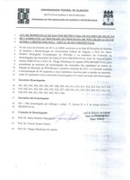 ATA DE HOMOLOGAÇÃO DAS INSCRIÇÕES PARA OS EXAMES DE SELEÇÃO DE CANDIDATOS AO MESTRADO 2015.1