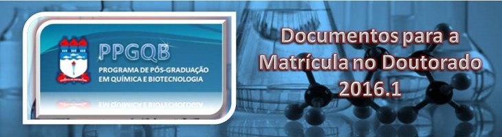 Documentos para Matrícula Institucional no Doutorado 2016.1