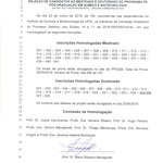 Resultado da Homologação das Inscrições após Análise dos Recursos