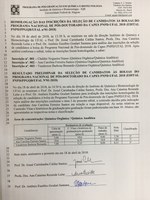 Homologação das inscrições PNPD/PPGQB 2018