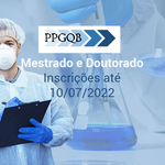 Inscrições abertas para a seleção de Mestrado e Doutorado em Química e Biotecnologia 2022.2