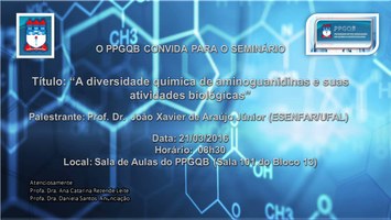 O PPGQB CONVIDA PARA O SEMINÁRIO DO DIA 21/03/2016