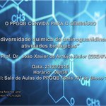 O PPGQB CONVIDA PARA O SEMINÁRIO DO DIA 21/03/2016