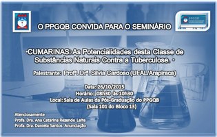 O PPGQB convida para o seminário do dia 26-10-2015