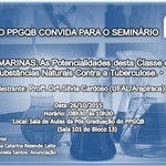 O PPGQB convida para o seminário do dia 26-10-2015