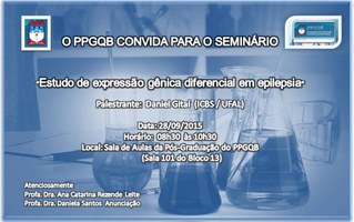 O PPGQB convida para o seminário do dia 28-09-2015