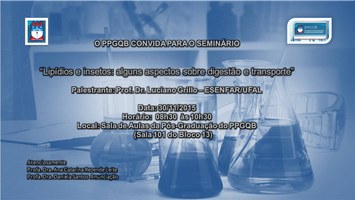 O PPGQB convida para o seminário do dia 30/11/2015