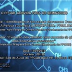O PPGQB convida para os seminários do dia 11/04/2016