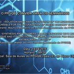 O PPGQB convida para os seminários do dia 18/04/2016