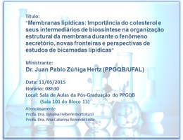 Próximo Seminário do PPGQB (11/05/2015)