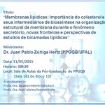 Próximo Seminário do PPGQB (11/05/2015)