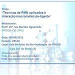 Próximo Seminário do PPGQB (06/04/2015)