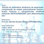 Próximo Seminário do PPGQB (18/05/2015)