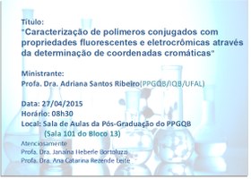 Próximo Seminário do PPGQB (27/04/2015)