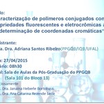 Próximo Seminário do PPGQB (27/04/2015)