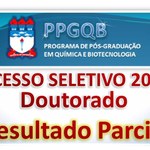 Resultado Parcial do Processo Seletivo de Doutorado do PPGQB 2015.2