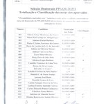 Resultado Preliminar da Seleção do Processo Seletivo ao Doutorado do PPGQB 2015.1