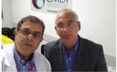 Prof. Guilherme Pitta (Renorbio AL) e Dr. Jose Sauri Chavez (CIGB/Cuba)