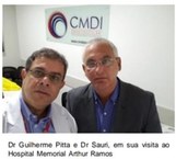 Prof. Guilherme Pitta (Renorbio AL) e Dr. Jose Sauri Chavez (CIGB/Cuba)